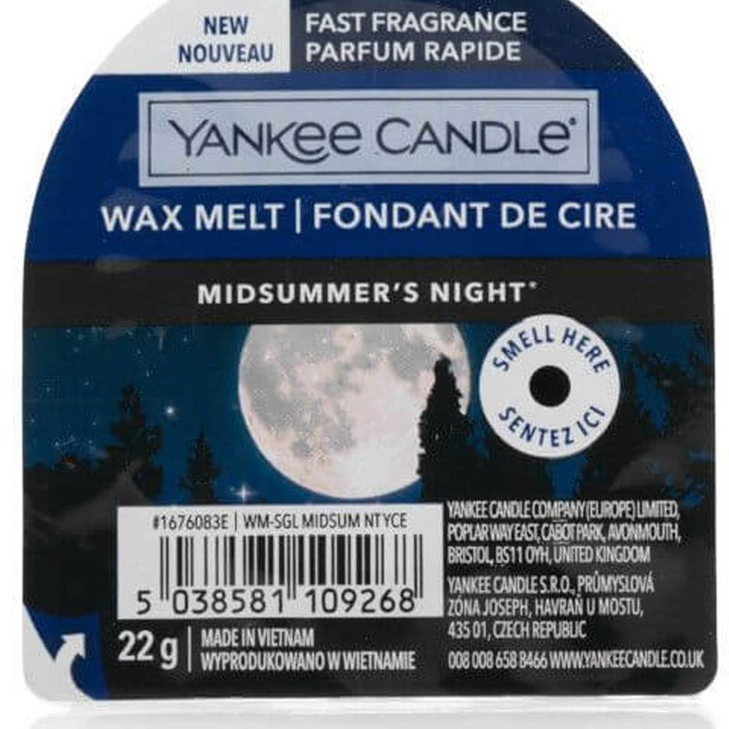Yankee Candle cera profumata 0,8 oz 22 g - Notte di mezza estate