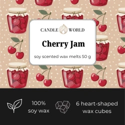 Candle World soy scented wax Cherry Jam 50 g Cherry