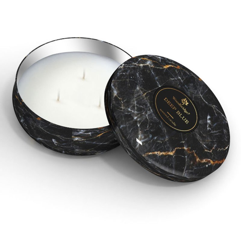 Vela perfumada 3 mechas Woodbridge - Deep Blue