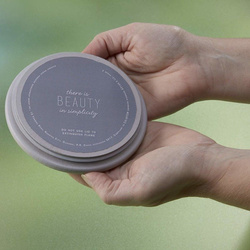 Grande bougie parfumée au soja aux huiles essentielles en verre 3 mèches Coconut Water Palm Leaf Candle-lite 418 g