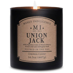 Colonial Candle soy scented candle in glass 16.5 oz 467 g - Union Jack
