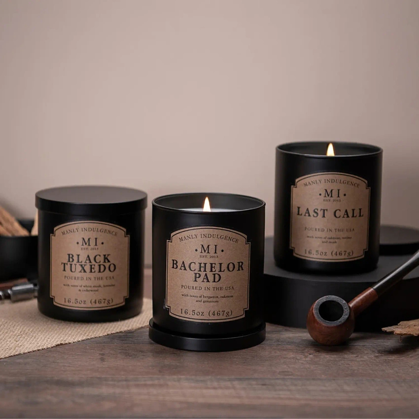 Duftkerze Soja für Männer Colonial Candle - Bachelor Pad