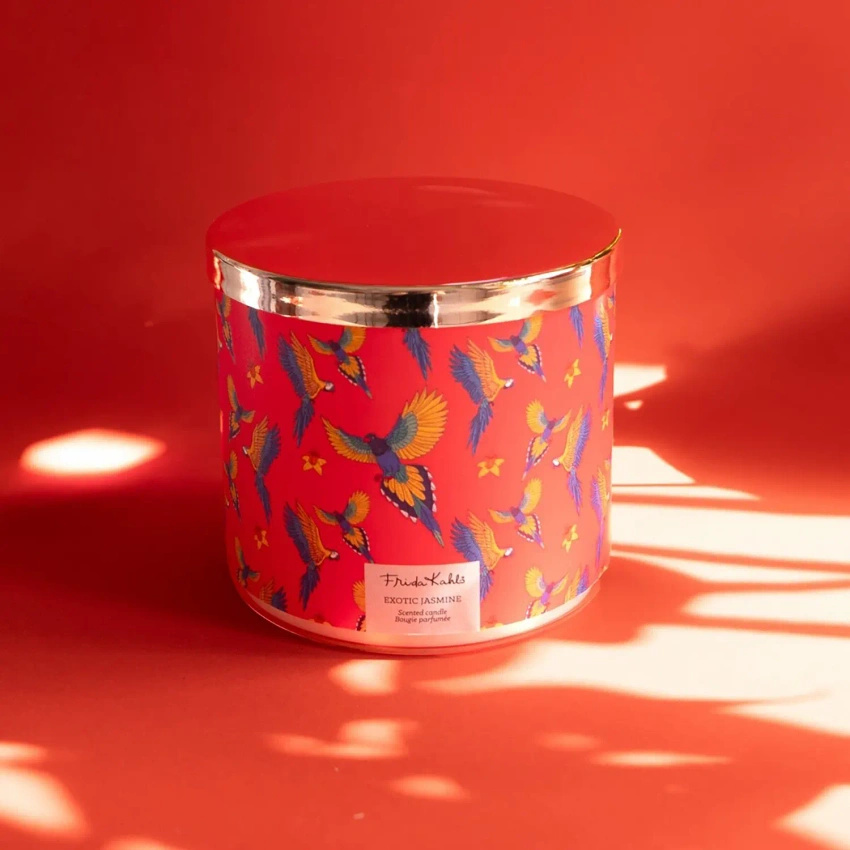 Frida Kahlo vonná svíčka ve skle jasmínová růže Exotic Jasmine 400 g
