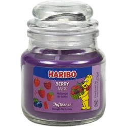 Haribo Duftkerze im Glas - Beeren Berry Mix