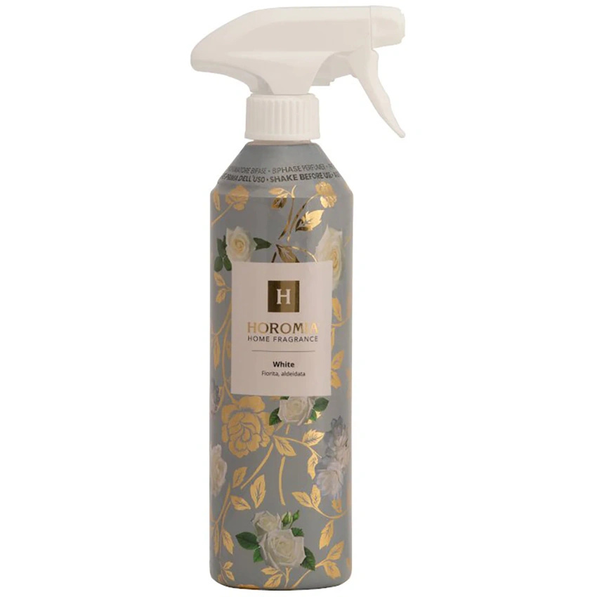 Désodorisant biphasé haut de gamme parfumé Italian White Horomia 500 ml