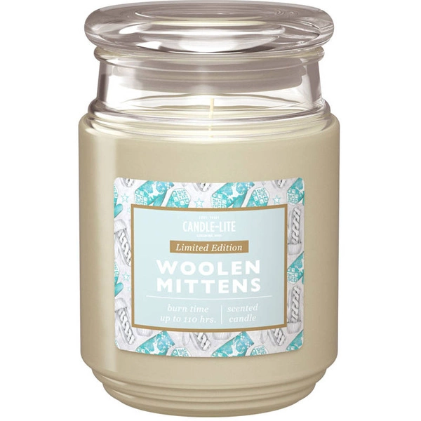 Новогодняя ароматическая свеча Woolen Mittens Candle-lite