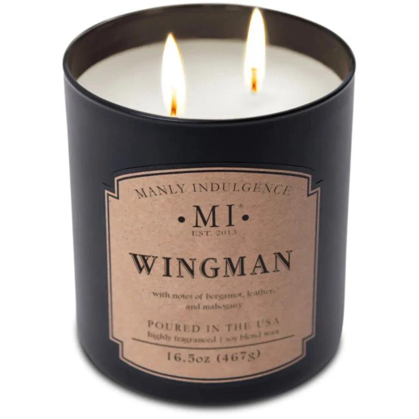 Soja geurkaars voor mannen Wingman Colonial Candle