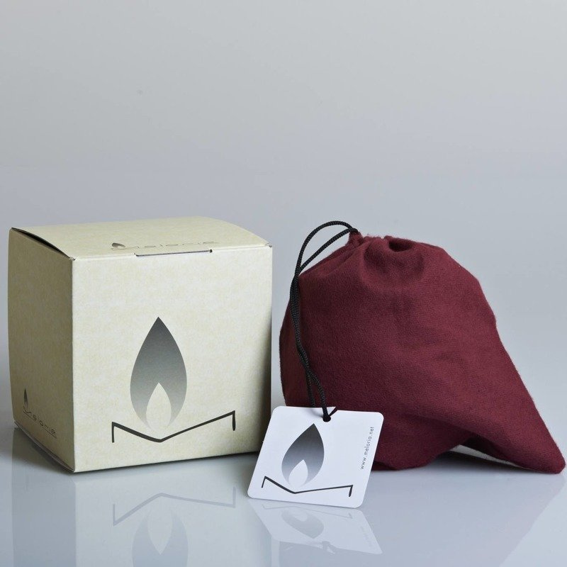 Bougie classique luxueuse Meloria 80/80 mm - Violet