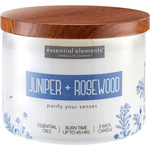 Bougie de soja parfumée Juniper Rosewood Candle-lite
