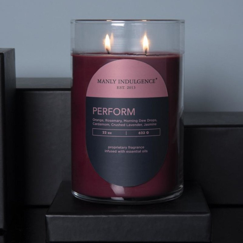 Soja geurkaars voor heren Perform Colonial Candle