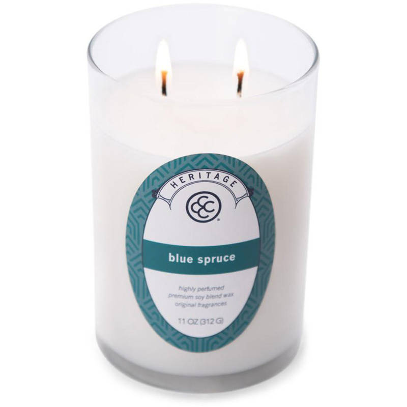 Vela perfumada de soja Blue Spruce Colonial Candle