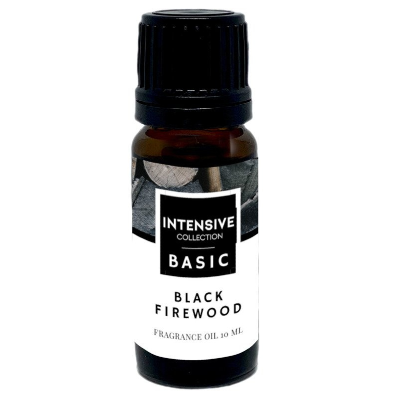 Intensive Collection Amber Basic olejek zapachowy w naturalnym szkle 10 ml - Black Firewood