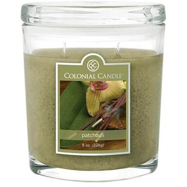 Świeca zapachowa owalna Colonial Candle 226 g - Patchouli