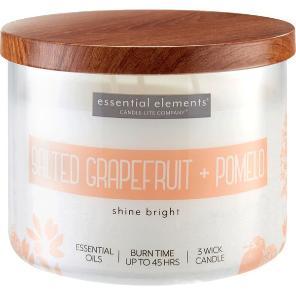 Soy scented candle Salted Grapefruit Pomelo Candle-lite