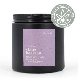 Soy odor neutralizing candle Violet Horizon Mad Candle 350 g
