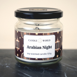 Candle World soja arabische geurkaars pot Arabian Night 120 g 