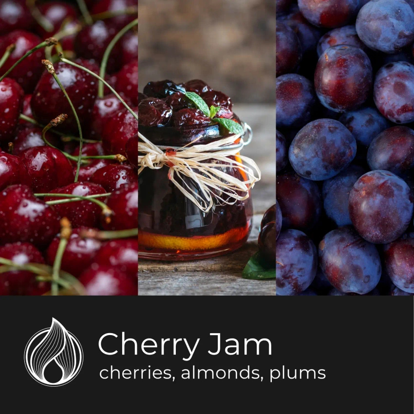 Candle World potje soja geurkaars Cherry Jam 110 g Kers