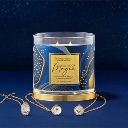 Kaars met sieraden Volle maan Charmed Aroma 340 g ketting - Full Moon Magic