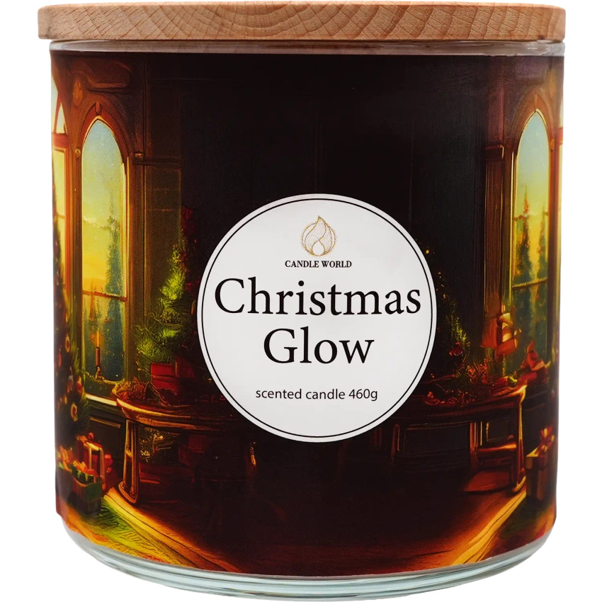 Candle World Soja Duftkerze Weihnachten 3 Dochte Christmas Glow 460 g