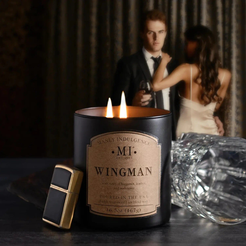 Soja Duftkerze für Herren Wingman Colonial Candle